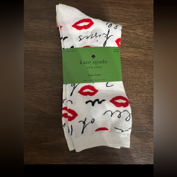 NEW KATE SPADE SOCKS PACK OF 6 ONE SIZE - Picture 1 of 2